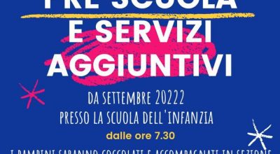 Servizio di pre-scuola a.s. 2022/2023