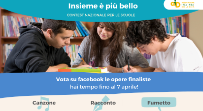 Insieme è più bello: VOTA ANCHE TU la nostra opera finalista!